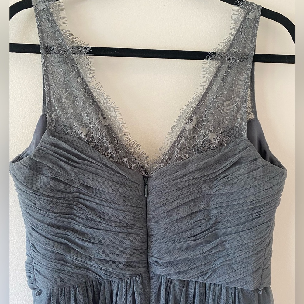 hitherto by Bhldn (Anthropologie) grey dress sz 12 - Picture 5 of 6